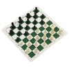 Chess Checkers Set PP Chess Pieces PU Imitation Leather Chess