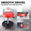 PowerSmart Rolling Mechanics Seat, 300 LBS Capacity Heavy-Duty Garage Stool