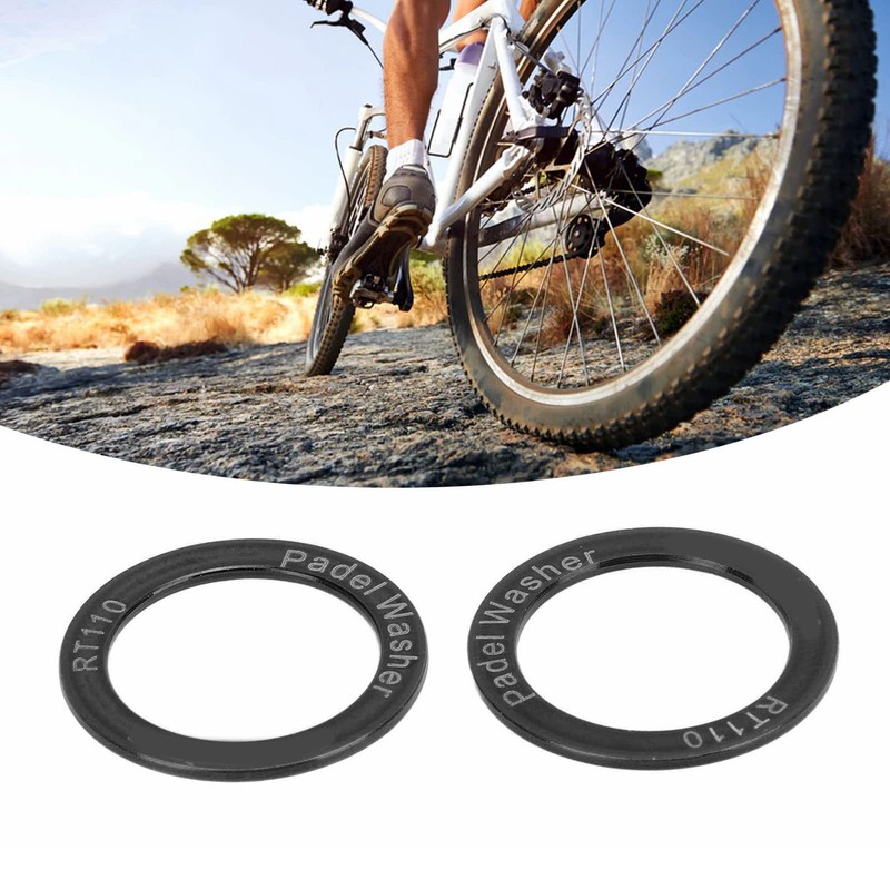BuyWeek Bicycle Pedal Washers, Pack of 2 Waterproof Extended Bicycle