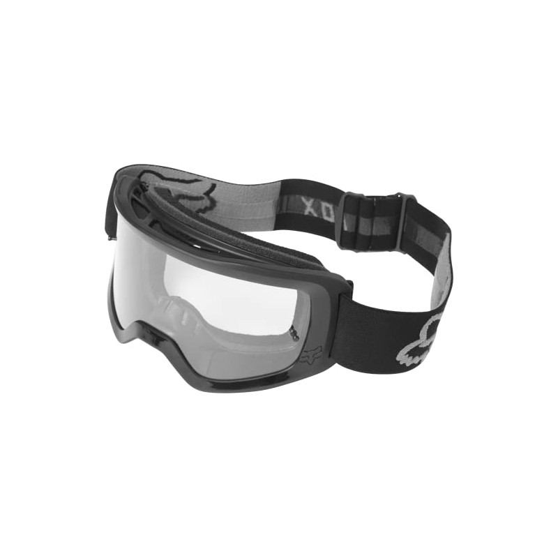 Fox Racing Main Motocross Goggle, Stray Black - Clear Lens