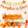 Our Little Pumpkin is Due Banner, Fall Baby Shower Decorations,
