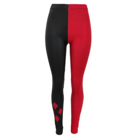 Sister Amy Girl Red Black World Digital Printted Ankle Elastic Tights Legging
