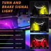 KEEPDSGN 10 Pods RGB LED Rock Lights Kit Underbody Neon