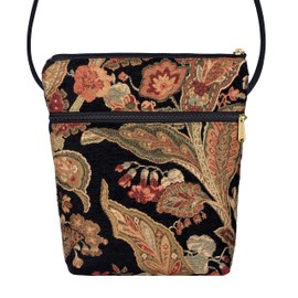 Danny K. Women's Tapestry Bella Purse Crossbody Handbag, Adjustable Cord, Handmade in USA (Huntington)