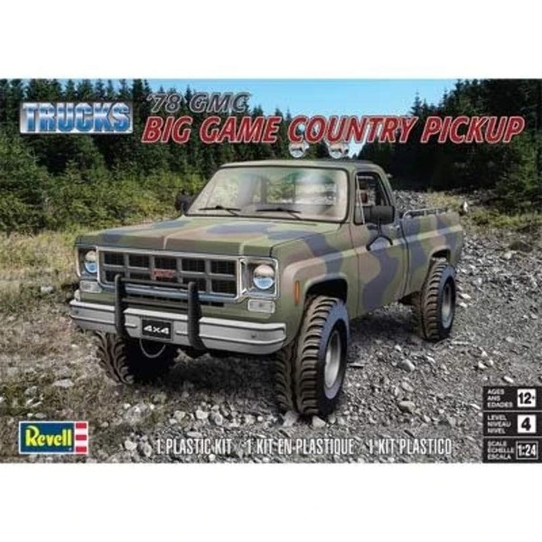 Revell 78 GMC Big Game Country Pickup, Grey