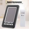 CJ3316RF 4in Thermometer with Clock Function Indoor Outdoor Digital Wireless