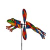 Frog Petite Spinner Outdoor, Frog Wind Spinner for Yard and