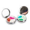 GOPILLABLE Pill Box/CASE for Pocket OR Purse Teal Design Medication