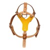 Pechera Ajustable Grande De Cuero C/fieltro
