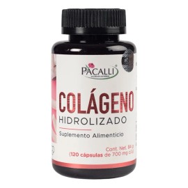 Pacalli Colgeno Hidrolizado 120 Cpsulas 700 Mg Sin Sabor