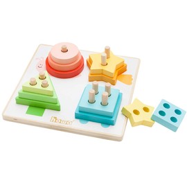 howa Minimaster 6014 Stacking Game Sorting Game Made of Wood