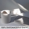 Diatomaceous Earth Stone Bath Set with Tray, Soap Dish, Toothbrush