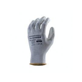 T10 Polyester and PU Gloves - Grey