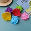 SPONGL Silicone Baking Molds, Pack of 6, Flower Shaped, Non