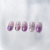 Cozy knit barcode nail - Stiletto / 포근 니트 바코드네일