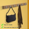 HZYUEKUN 6 Pcs Double Prong Robe Hooks Double Hook Cloth