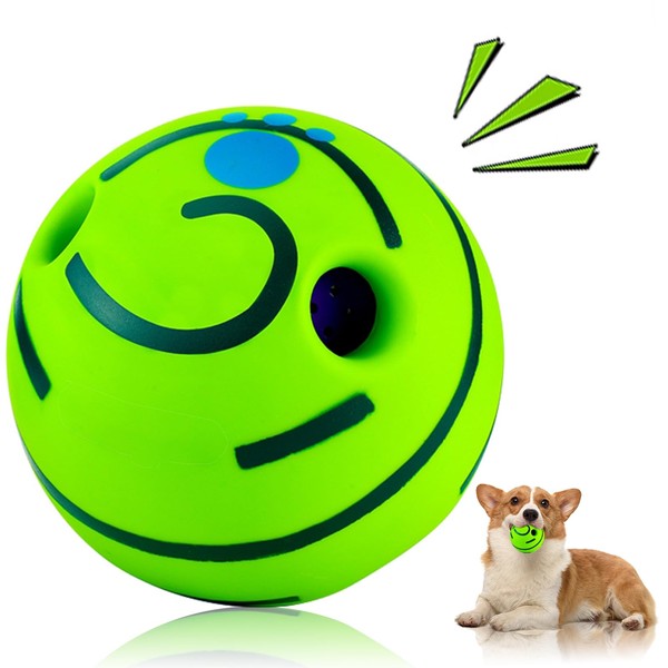 HDAKDDHG Wobble Giggle Ball for Dogs, Interactive Dog Toys Ball,