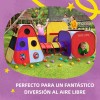 Nayumi Tienda Casita Castillo Carpa Con 2 Túnel 5 En