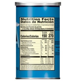 Pringles Salt and Vinegar Flavored Potato Crisps Chips (Pack of 12)