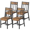 YATINEY Dining Chairs Set of 4, Industrial Kitchen Chairs with