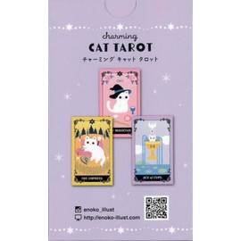 Charming Cat Tarot | enoko | 78 Cards with Japanese Keyword List Paper