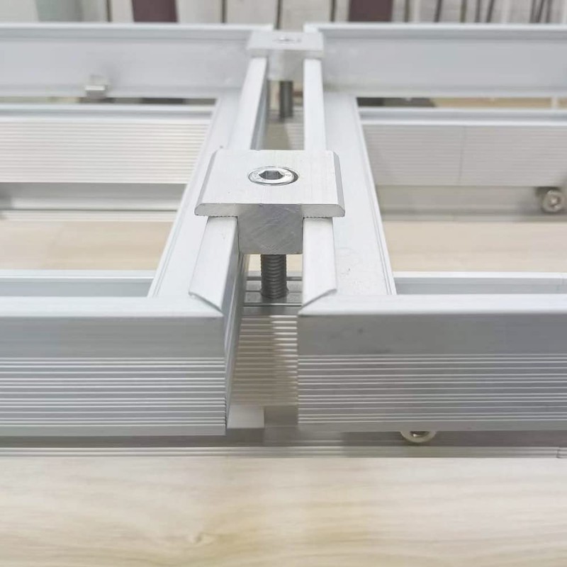 CMYYANGLIN - Soporte de montaje para panel solar, abrazadera media