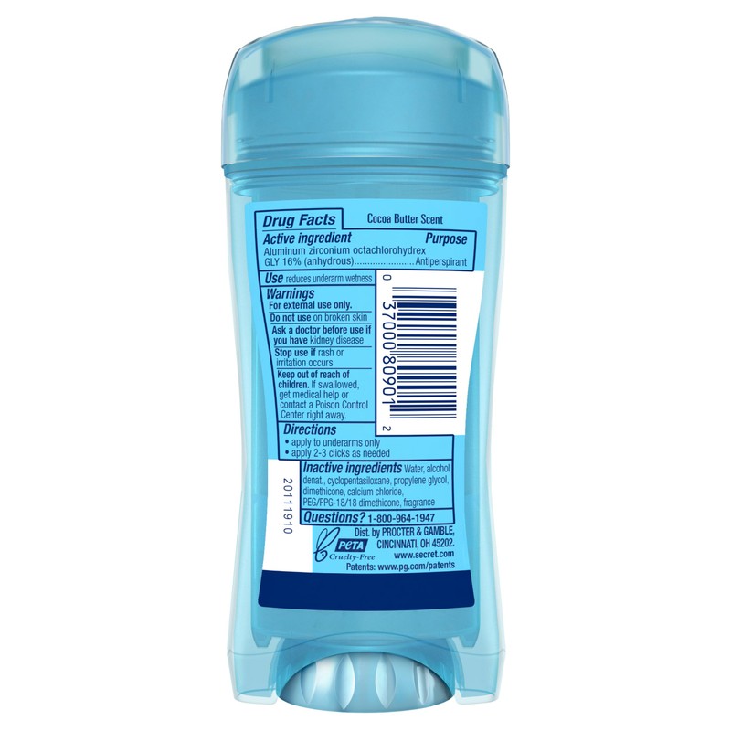 Secret Fresh Antiperspirant Deodorant for Women, 72hr Breathable Sweat &