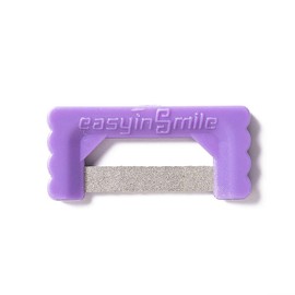 10pcs Easyinsmile IPR Dental Kit Orthodontic Interproximal Enamel Reduction Strips Tooth Polish Abrasive Saw Oral Care Cleaning Tool (Purple)