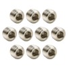 Aoling Flat Hex Socket Set Screws, Flat Point, M6 x