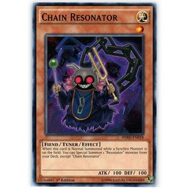 YU-GI-OH! - Chain Resonator (HSRD-EN018) - High-Speed Riders - 1st Edition - Common