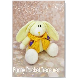 Knitting by Post Knitting Pattern Leaflet for Bunny Pocket Treasures Easter Rabbit Soft Toy A5 Leaflet