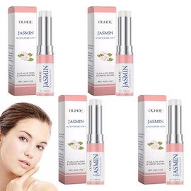 Pack of 4 Jasmine Ointment Eyes, Jasmine Ointment Dark Circles Reducing, Smoothing Wrinkles, Jasmine Ointment, Dark Circles, Slip-on Eyelids with Collagen & Aloe Vera, Refreshing and Soothing, for