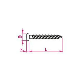 Sanko Techno 54-467 Stainless Steel P-less Anchors, For Concrete, Pot Head, Thickness 0.2 x Length 1.8 inches (5 x 45 mm), Pack of 100