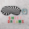 NOHSHE Black White Stripes Sleep Mask Eye Mask Abstract Swirl