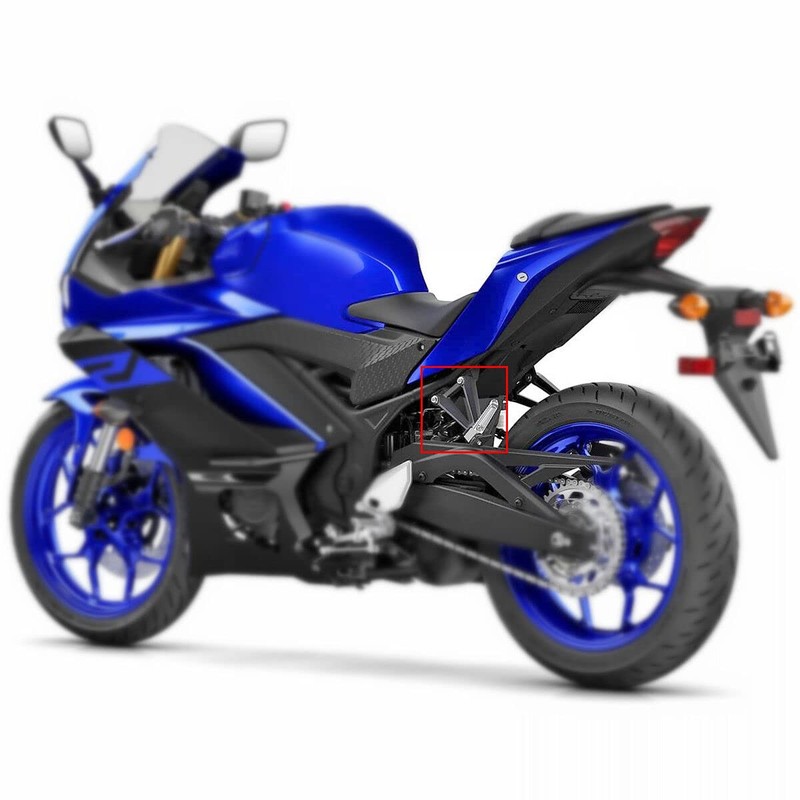 Motorcycles Rear passenger FootPegs Footrest Bracket Fit for Yamaha YZFR3