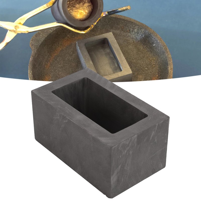 Graphite Crucible Mould Rectangular Metal Casting Ingot Mold for Melting