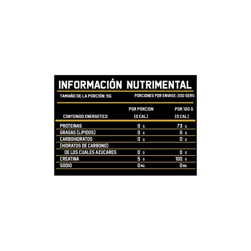 Creatina Monohidratada Big Protein 1kg 200servis Suplemento