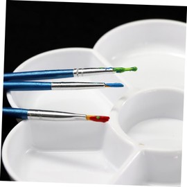 EXCEART 2 Pieces Watercolour Palette Painting Tray Portable Mini Palette for Paint Ceramic Art Paint Palette Stable Performance