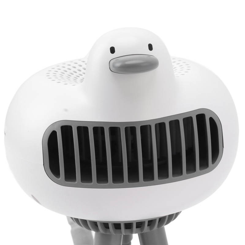 Portable Stroller Fan Low Noise Duck Shape Cute 2 Power