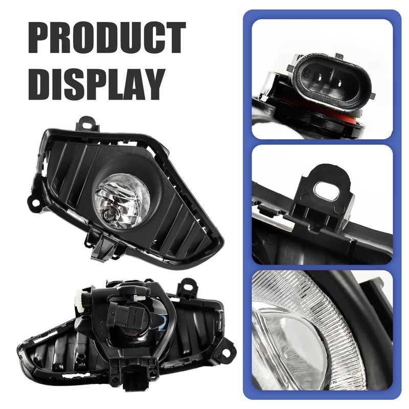 Fog Lights for Toyota RAV4 2019-2025 OEM Style Fog Lamps(Not