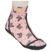 Duukies Girls' Zebra Peach Swimming Socks Beach Socks Non-Slip UV