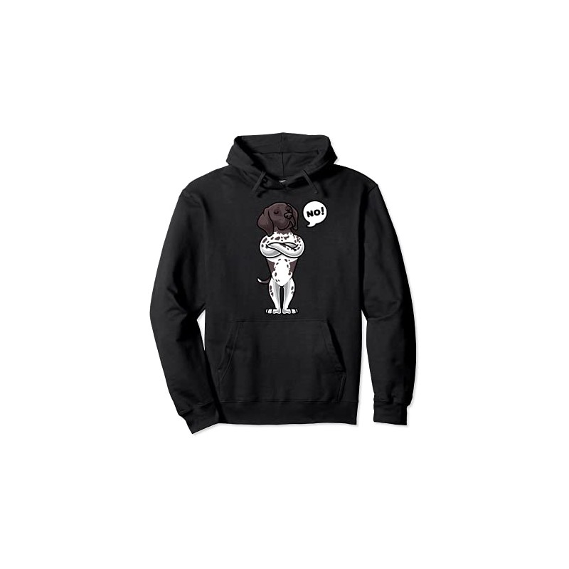 Stubborn German Shorthaired Pointer Dog Pullover Hoodie