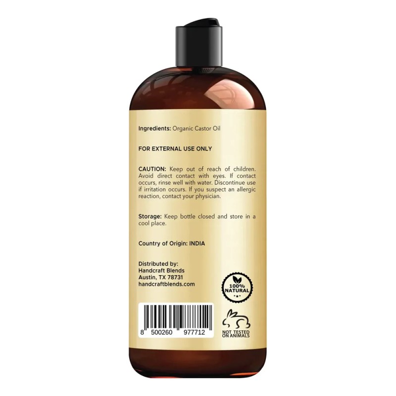 Mezclas Artesanales De Aceite De Ricino Orgánicas De 480 Ml