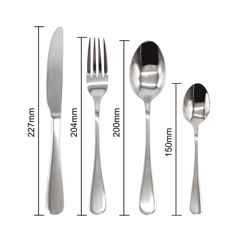 Cutlery Sets 32 Piece Stainless Steel Spoons Forks Dining Tableware
