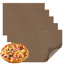 Confezione da 5 tappetini da forno riutilizzabili, tappetini da forno in Teflon spesso, tagliabili e facili da pulire, 40 x 30 cm