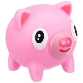 Voice Pig Toy: Squeaky Stress Relief Toy for Kids Interactive Pink Pig - Squeezing Animal for Fun Fidgets and Anxiety Relief 2 Pack