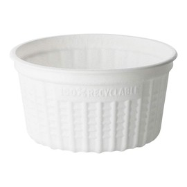 VEPATIM Soup to Go Airpac Soup Cups Thermal Insulating Polypropylene 350 ml White Pack of 50
