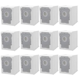 Colorfullife 12 Pack Vacuum cleaner bags for irobot Roomba i7 i7+ i8 i8+ i3 i3+ i4 i4+ i6 i6+ j7 j7+ s9 s9+, i and s and j Series Clean Base Automatic Dirt Disposal Bags