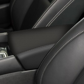 AOMSAZTO Carbon Fiber Armrest Covers for 2016-2023 Nissan Maxima Black