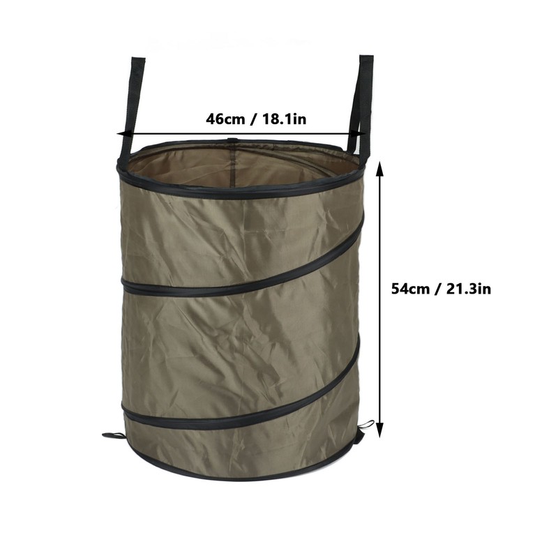Collapsible Trash Can Waterproof Oxford Cloth Portable Camping Trash Can